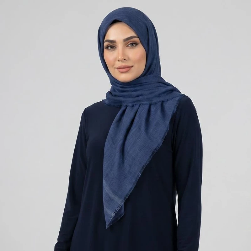 روسری زنانه مدل نخی دور ریش