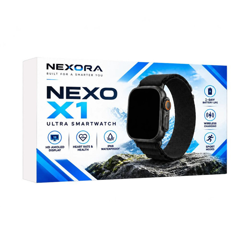 ساعت هوشمند ۴۹ میلی متری نکسورا مدل NEXO X1 با بند پارچه ای