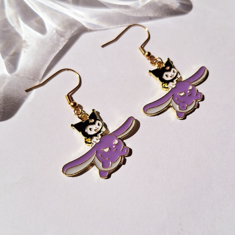 گوشواره دخترانه ژاپنی مدل کورومی گوشواره دخترانه ژاپنی مدل کورومی