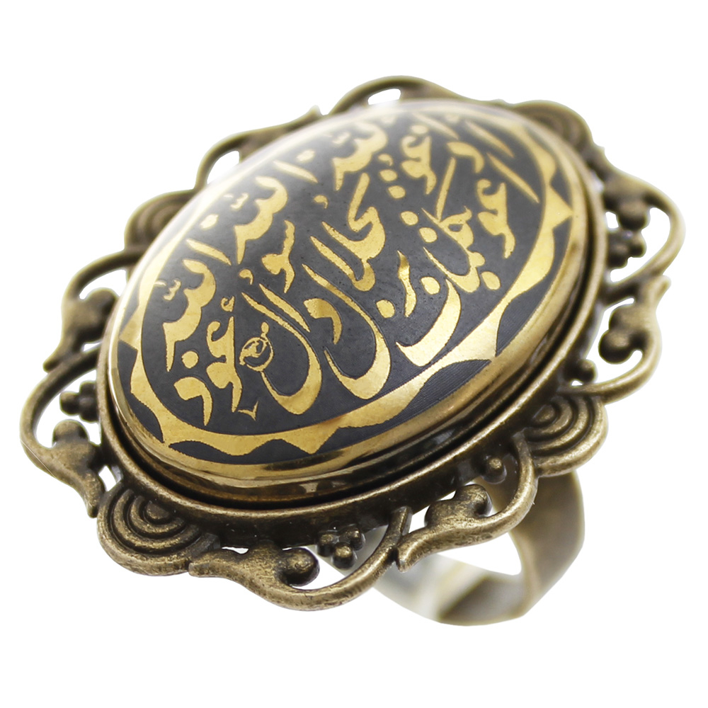 انگشتر زنانه مدل حدید هفت جلاله کد 69321