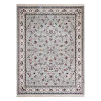 فرش ماشینی مشهد کد 722111 زمینه طوسی