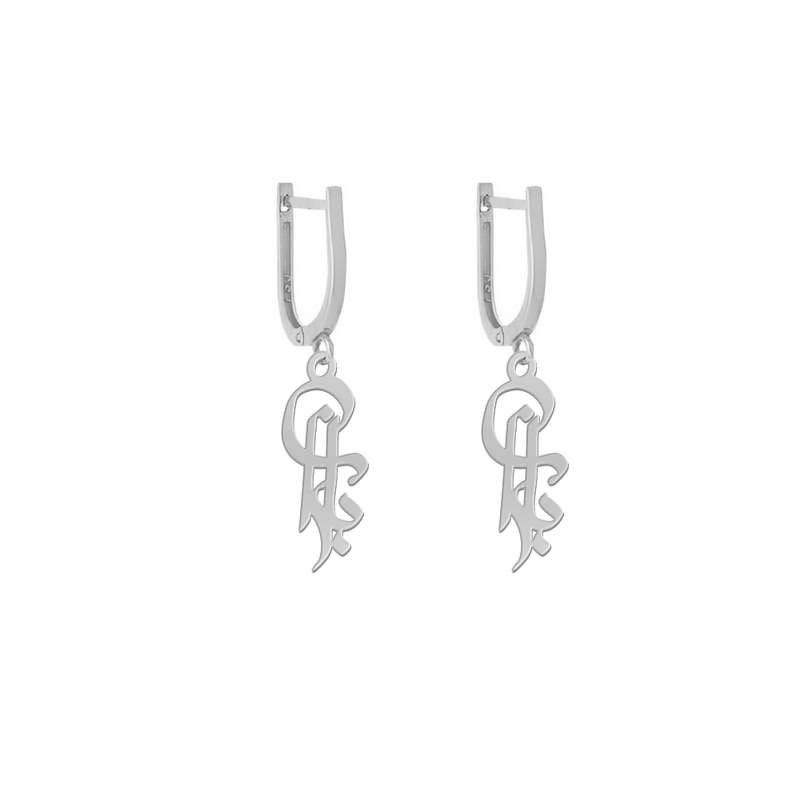 گوشواره نقره زنانه لیردا مدل اسم باران gosh sss baran42