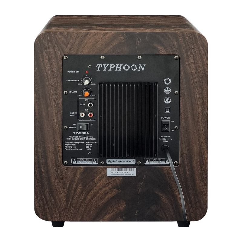 ساب ووفر تایفون مدل TY-SB8A