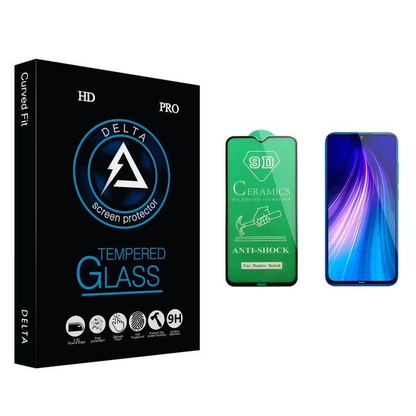 محافظ صفحه نمایش سرامیکی دلتا مدل HD مناسب برای گوشی موبایل شیائومی Redmi Note 8