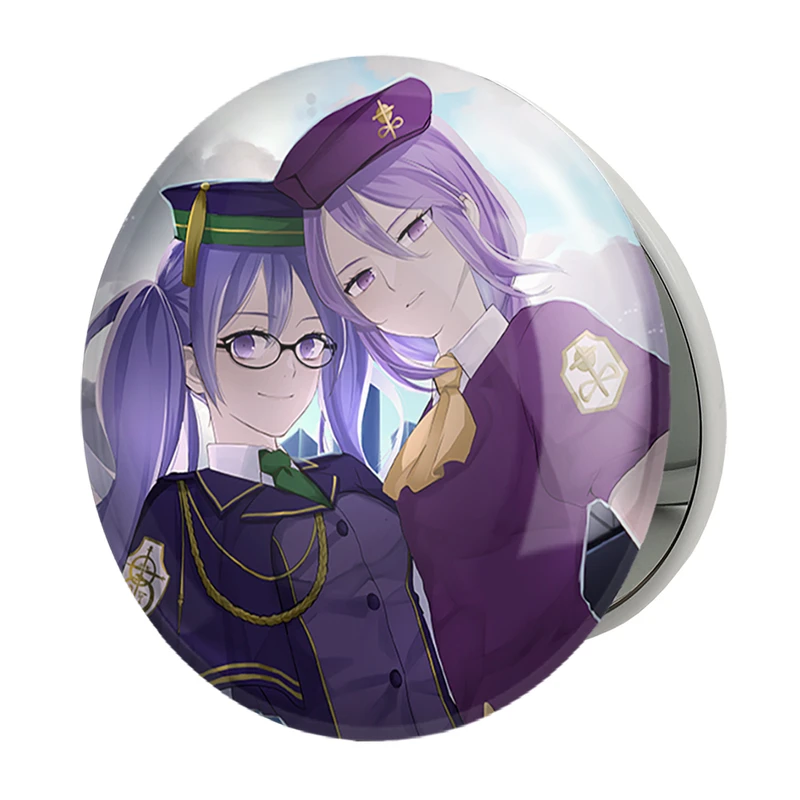 آینه جیبی خندالو طرح بازی تسوکی هیمه‌ (Tsukihime) مدل تاشو کد 34510