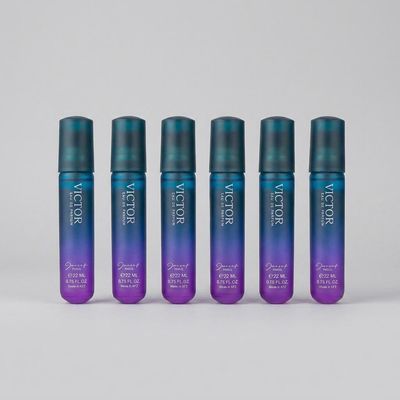 عطر جیبی مردانه ژک ساف مدل Victor حجم 22 میلی لیتر بسته 6 عددی