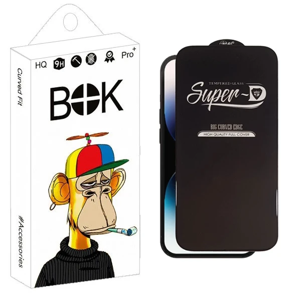محافظ صفحه نمایش بوک مدل Bright SuperD مناسب برای گوشی موبایل اپل iPhone 14 Pro