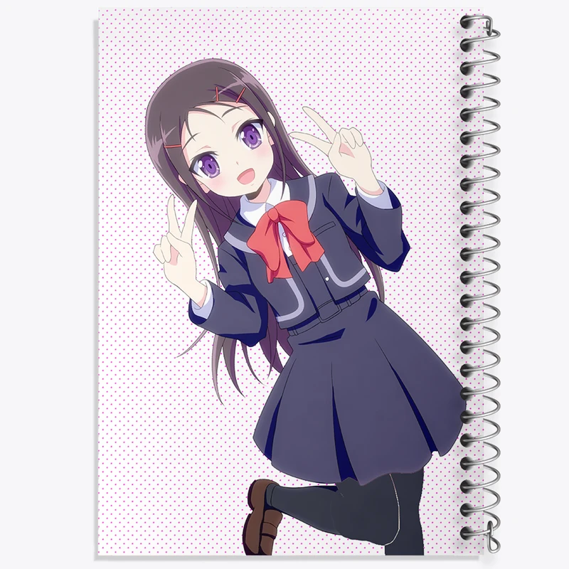 دفتر ژورنال نویسی 50 برگ خندالو مدل نقطه ای طرح آیومی انیمه شارلوت کد 32091