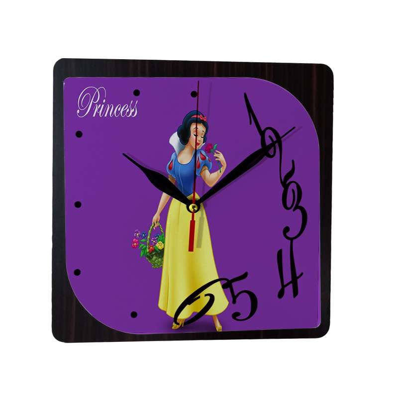 ساعت دیواری طرح سفید برفی tw9