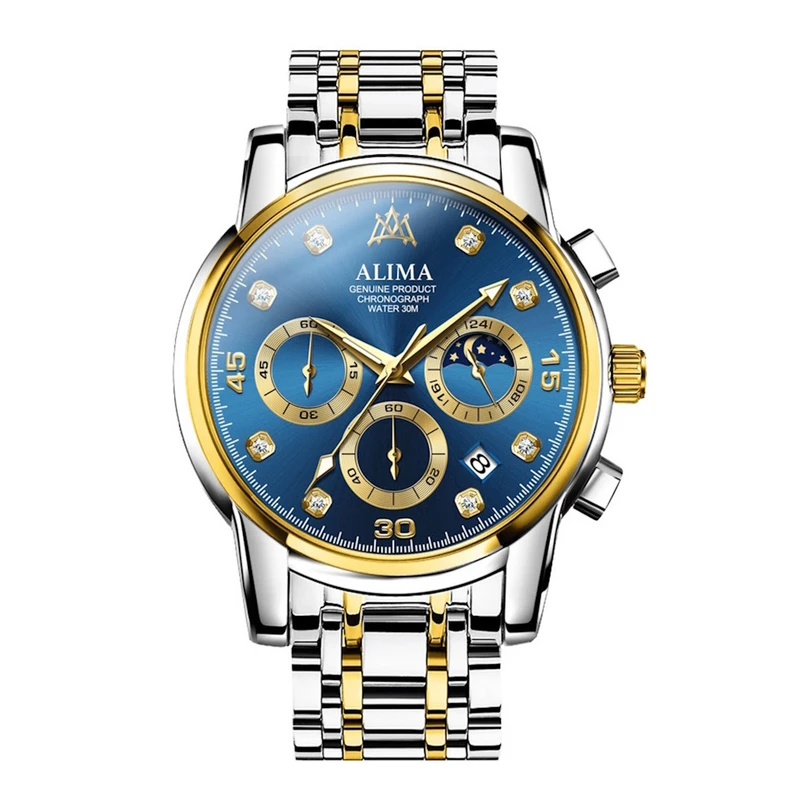 ساعت مچی عقربه‌ای کوارتز مردانه آلیما مدل 4912D