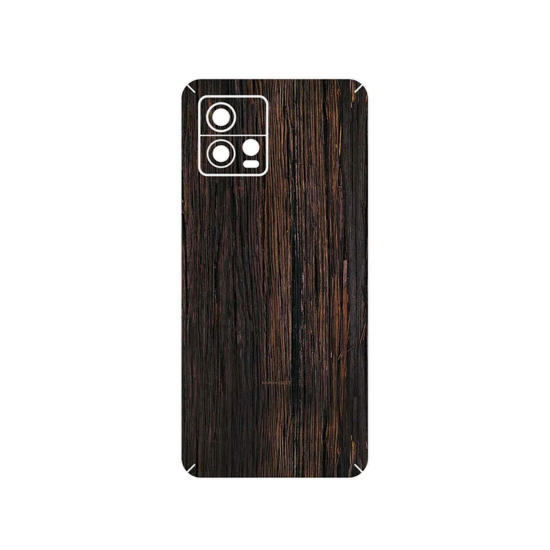 برچسب پوششی ماهوت مدل Burned_Wood مناسب برای گوشی موبایل موتورولا Moto G72