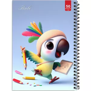 دفتر نقاشی 50 برگ انتشارات بله طرح پرنده کوچولوی نقاش کد A4-L305