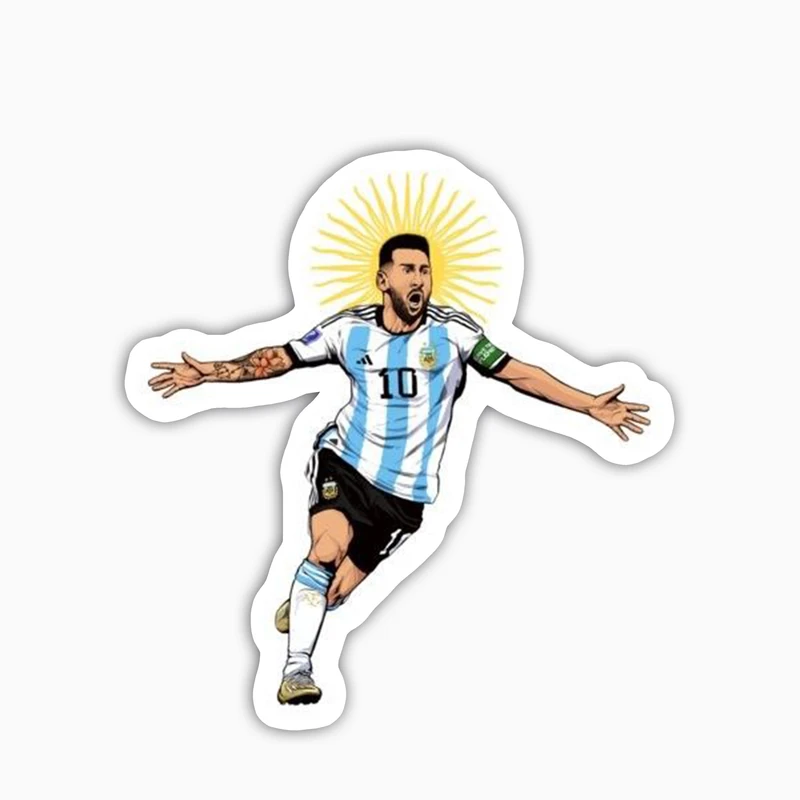 استیکر لپ تاپ و موبایل بووم طرح Messi کد NY36