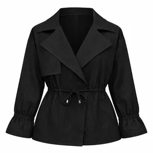 بارانی زنانه مدل راه راه شینا