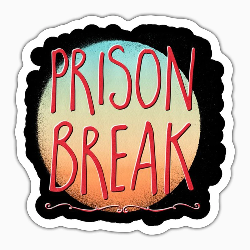 استیکر لپ تاپ و موبایل بووم طرح سریال فرار از زندان مدل Red کد LB5