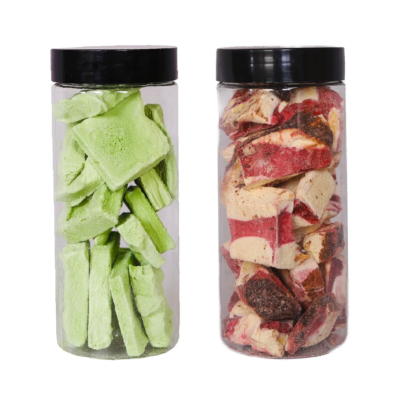 بستنی خشک طالبی و وانیل شکلات شاتوت - 250 گرم بسته 2 عددی