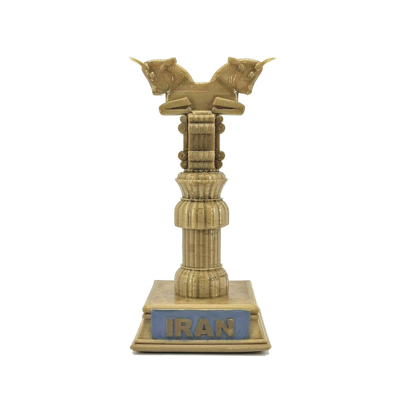 مجسمه مدل گاو دو سر هخامنشی کد 2003 مجسمه مدل گاو دو سر هخامنشی کد 2003