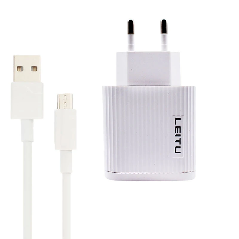 شارژر باتری موبایل لیتو مدل LH - 6 به همراه کابل MicroUSB