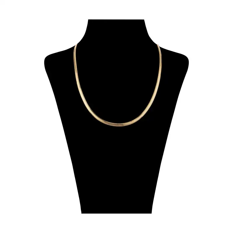 گردنبند طلا 18 عیار زنانه مایا ماهک مدل MM1737 طرح تیغ ماهی - هرینگبون