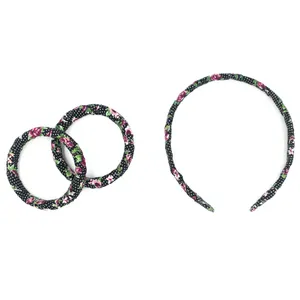 تل مو زنانه مدل  1313 به همراه النگو مجموعه 2 عددی