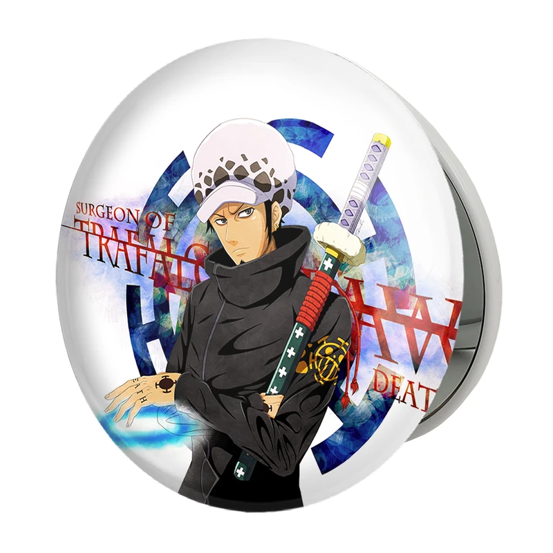 آینه جیبی خندالو طرح ترافلگر انیمه وان پیس One Piece مدل تاشو کد 17261 