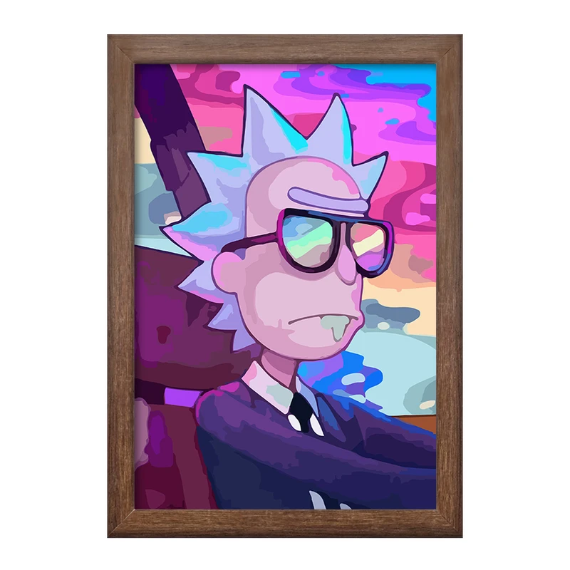 تابلو خندالو طرح انیمیشن ریک و مورتی Rick and Mort کد 26389