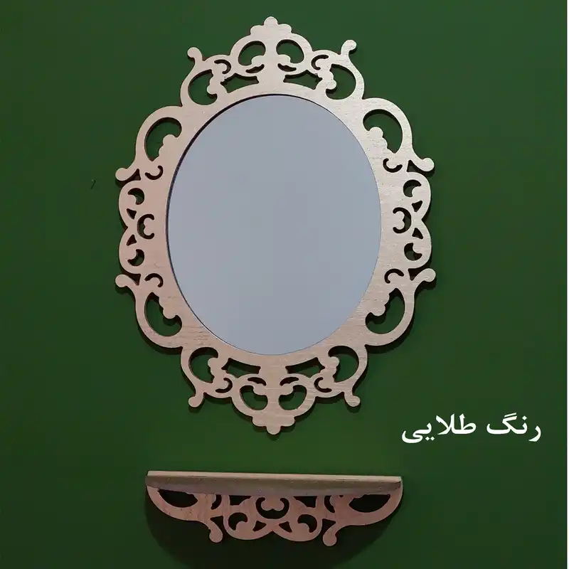 آینه خونه خاص مدل TAJ به همراه شلف دیواری
