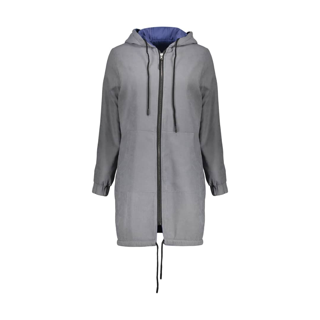 پالتو زنانه مدل 405 رنگ توسی آبی