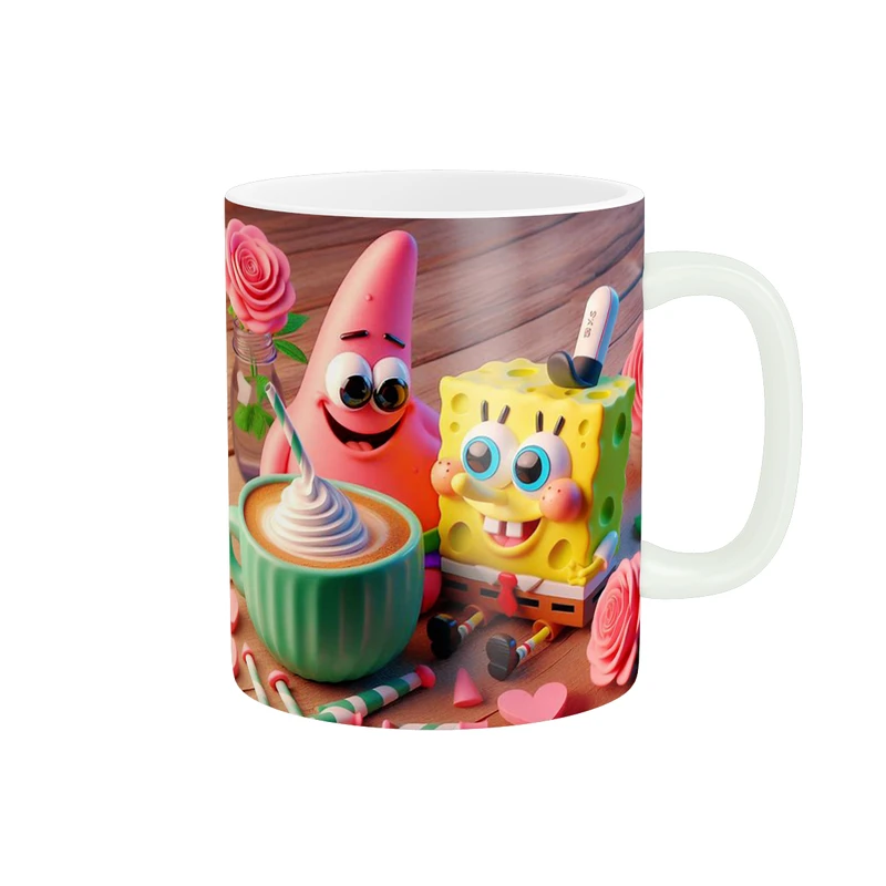 ماگ پاد آفرین طرح باب اسفنجی و پاتریک کد 772