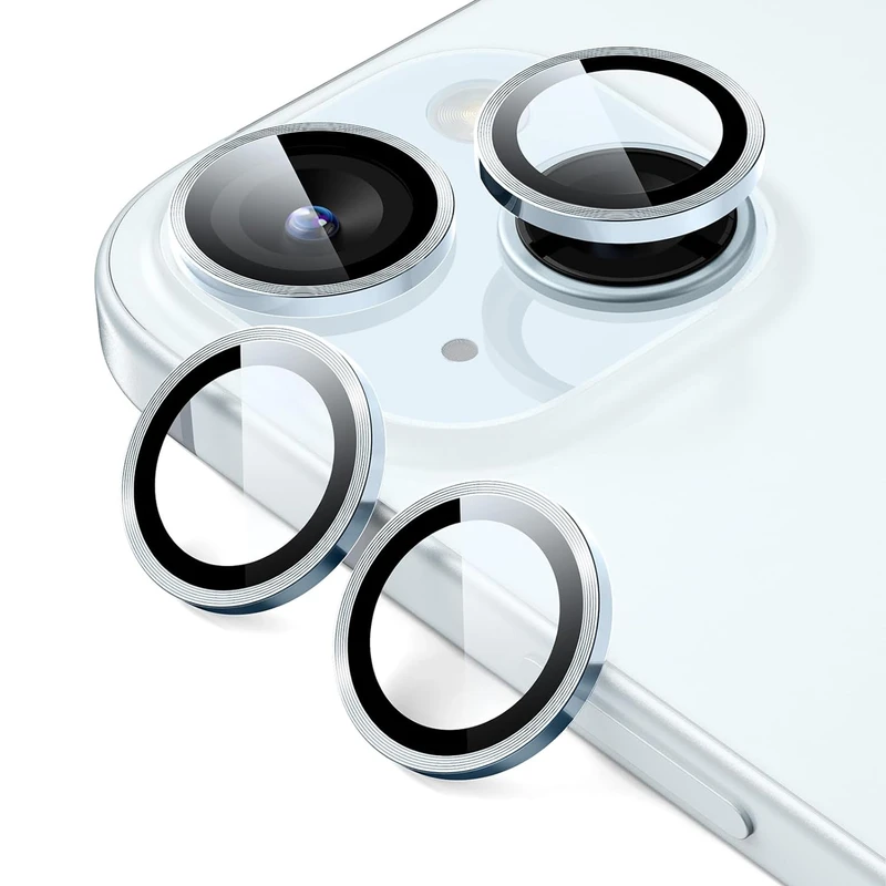 محافظ لنز دوربین فلزی مدل Objektif مناسب برای گوشی موبایل اپل IPhone 15
