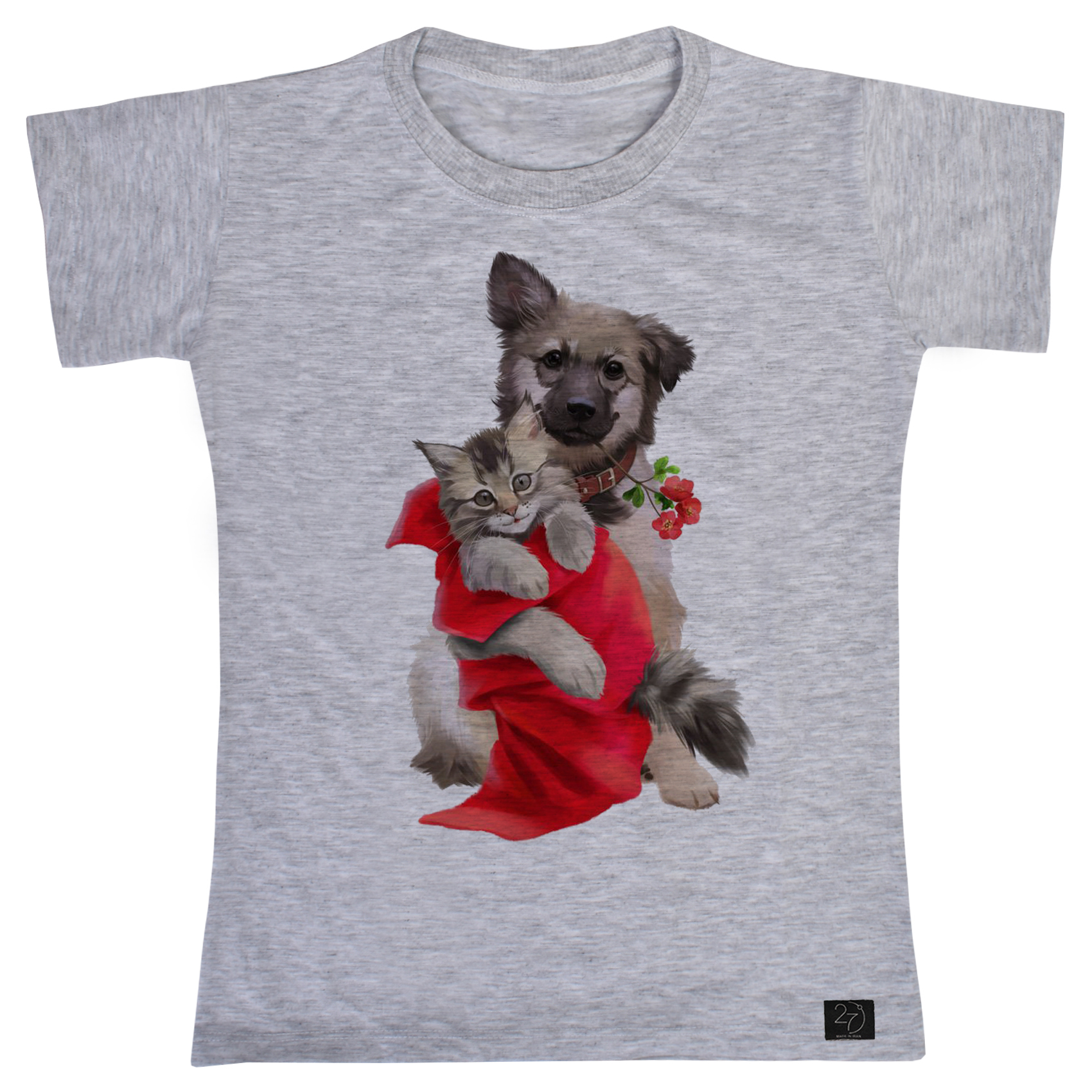 تی شرت دخترانه 27 مدل سگ و گربه کد G28