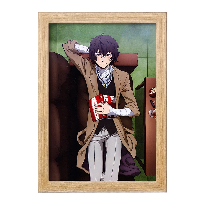 تابلو خندالو مدل دازای اوسامو انیمه سگ های ولگرد بانگو  کد 13675