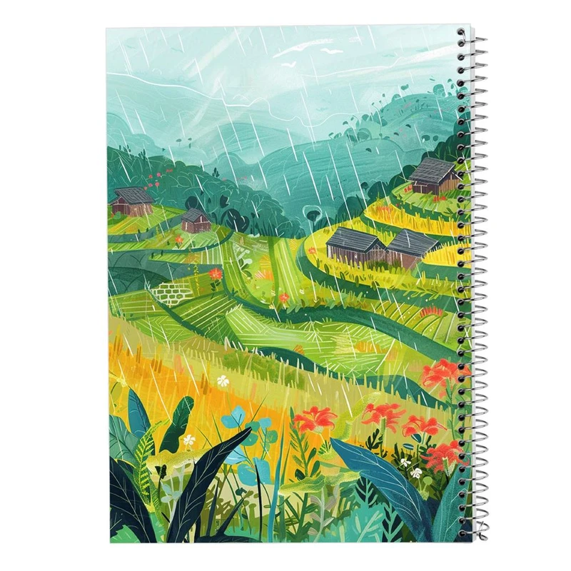 دفتر لیست خرید 50 برگ مدوپد مدل طبیعت کد DF15363