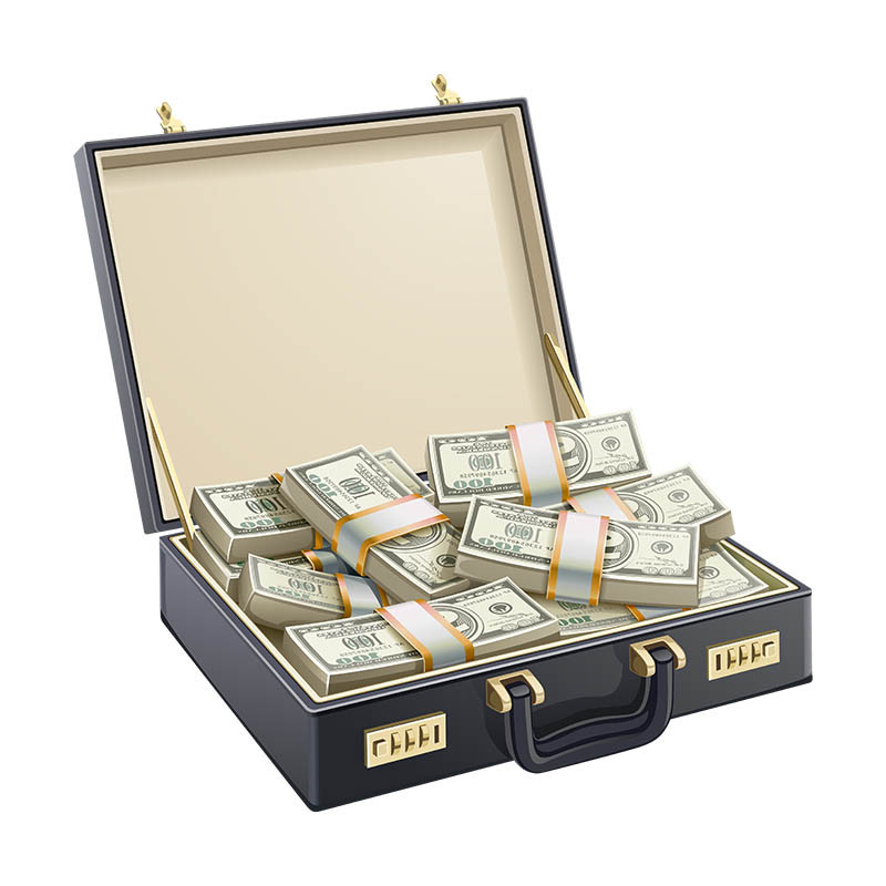 استند تولد طرح چمدان دلار کد 223