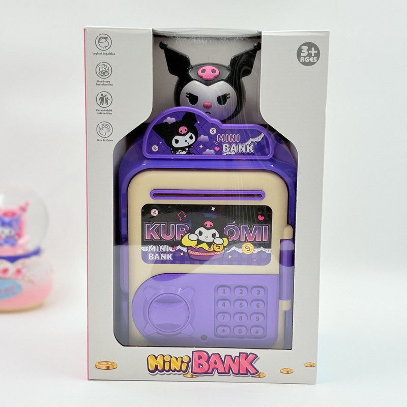 قلک مدل گاوصندوق کرومی موزیک دار