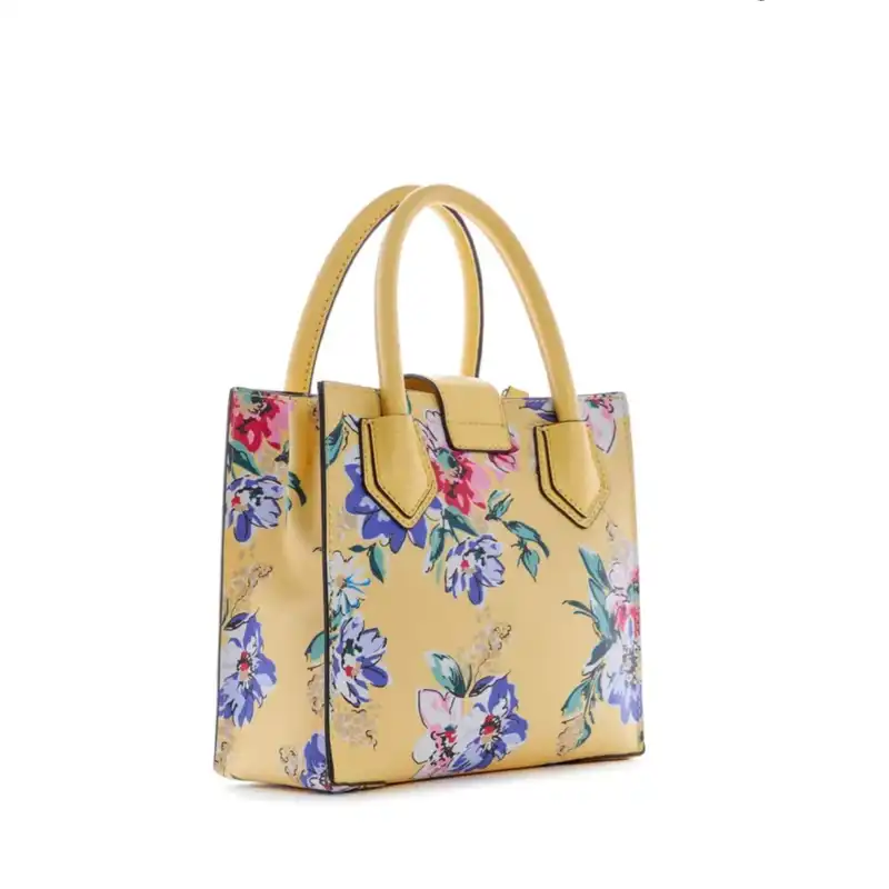 کیف زنانه گس مدل FLORAL SATCHEL BAG