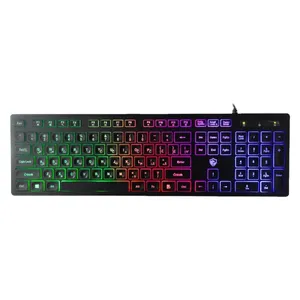 Beyond Gaming Keyboard Model BGK-2010 Membrane Switch, Full-Size, RGB Lighting