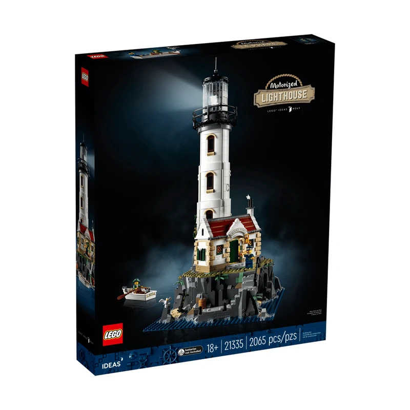 لگو 2065 تکه سری Ideas مدل Motorized Lighthouse کد 21335
