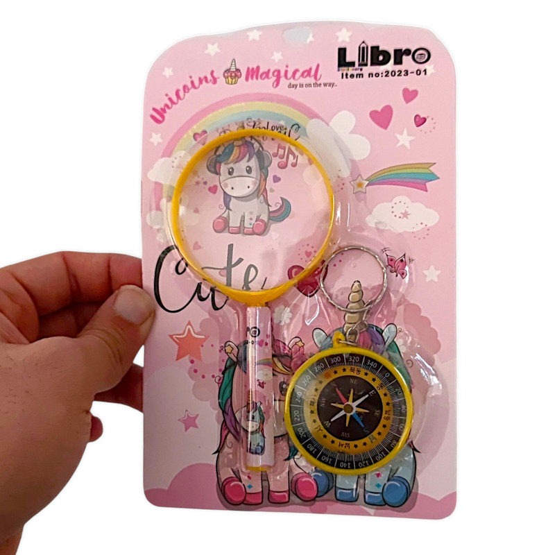 ذره بین مدل یونی کورن به همراه قطب نما