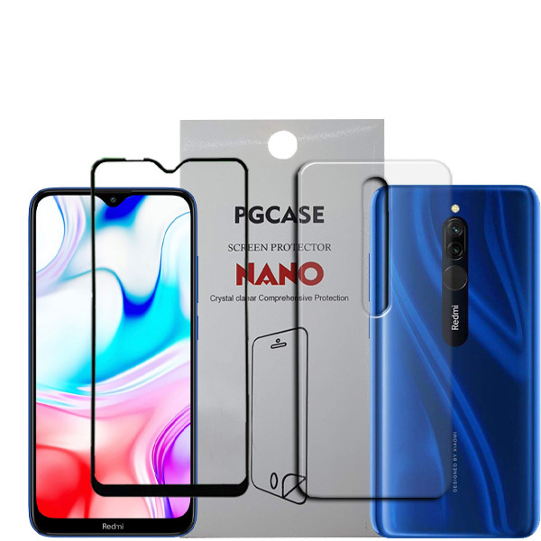 محافظ صفحه نمایش سرامیکی مدل Star Max مناسب برای گوشی موبایل شیائومی Redmi 8 به همراه محافظ پشت گوشی
