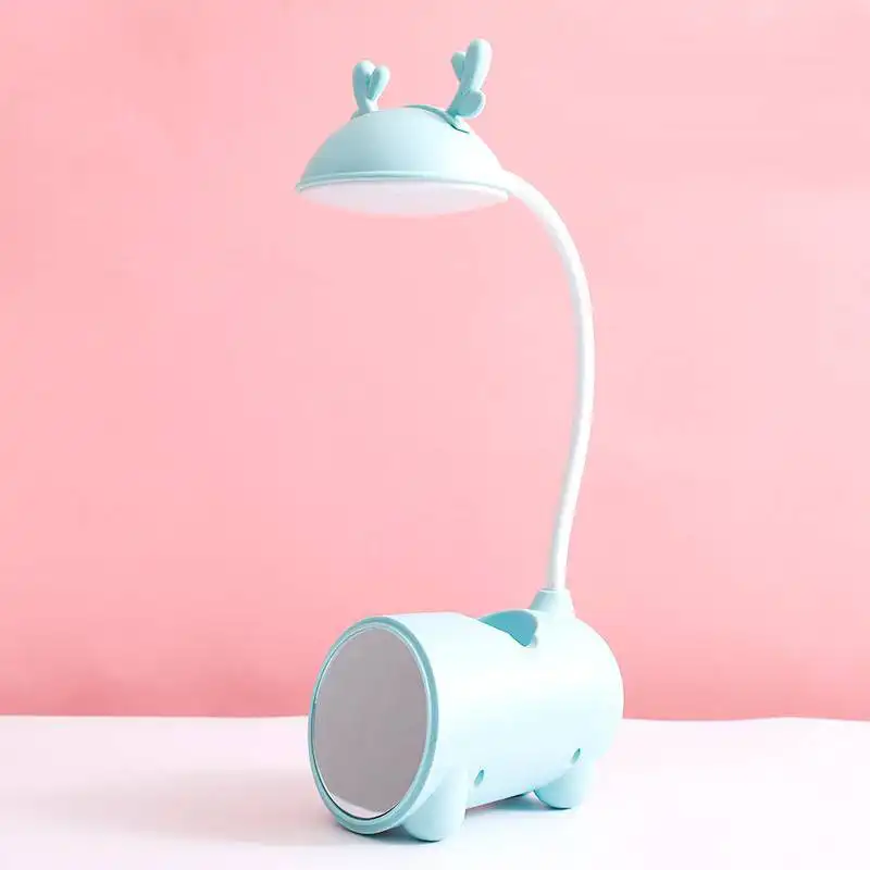 چراغ مطالعه مدل شارژی دیمری آینه دار کد Pi