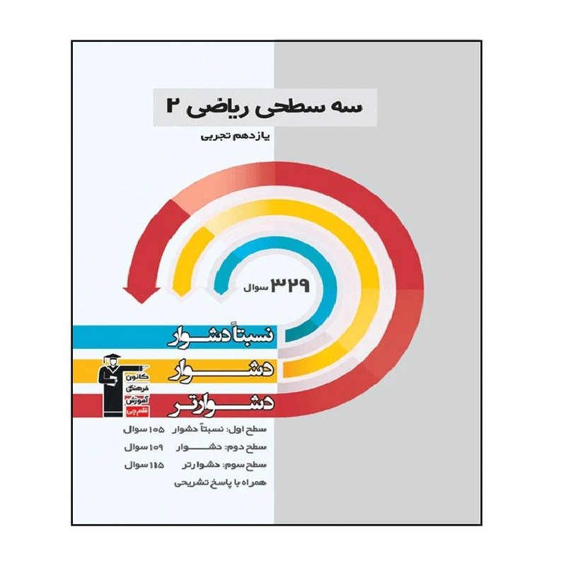 کتاب سه سطحی ریاضی پایه یازدهم رشته تجربی اثر جمعی از نویسندگان انتشارات قلم چی