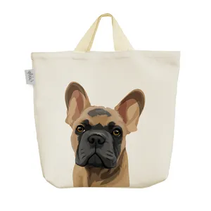 ساک خرید خندالو مدل سگ فرنچ بولداگ کد 2900