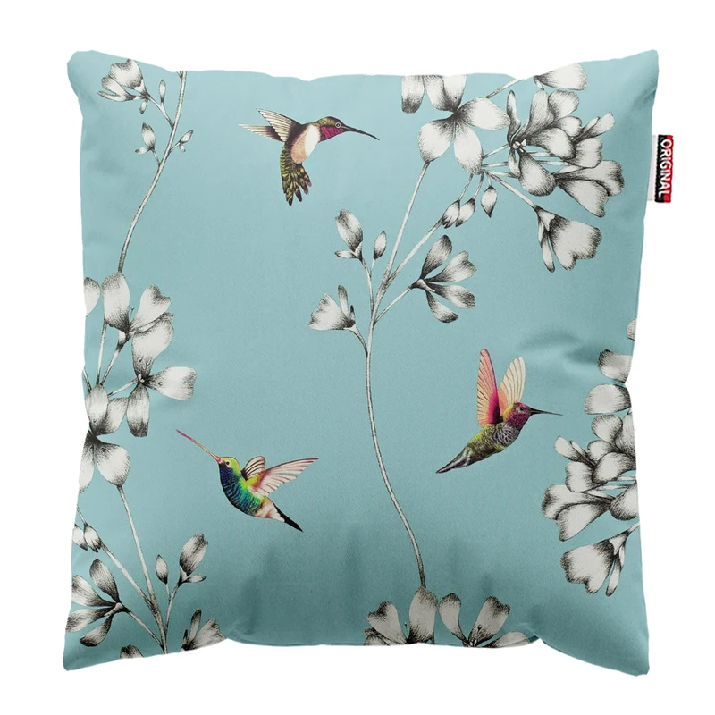 کوسن پاد آفرین مدل مینیمال طرح گل و برگ کد PK302974 سایز 30*30 سانتی متر