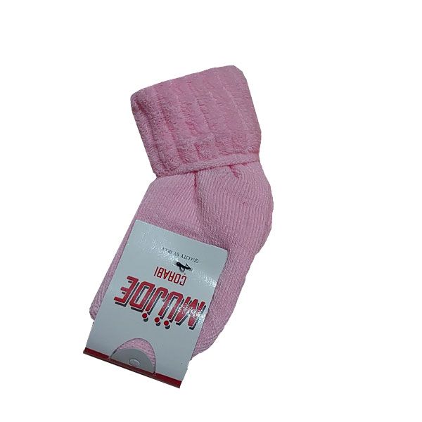 جوراب نوزادی کد 2 رنگ نارنجی -  - 4