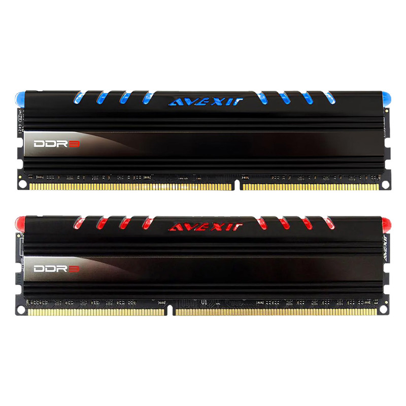 رم دسکتاپ DDR3 تک کاناله 1600 مگاهرتز CL11 اوکسیر مدل AVDE3U1600 ظرفیت 8 گیگابایت