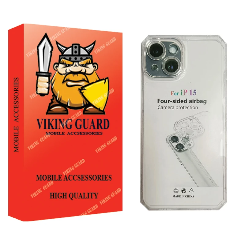 کاور وایکینگ گارد مدل ژله ای مناسب برای گوشی موبایل اپل iPhone 15