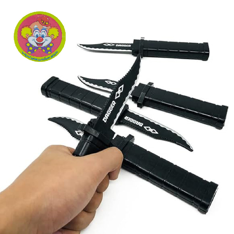 ابزار شوخی دنیای سرگرمی های کمیاب مدل چاقوی فنری