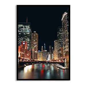 تابلو بکلیت طرح منظره شهری نیویورک مدل B-D1018