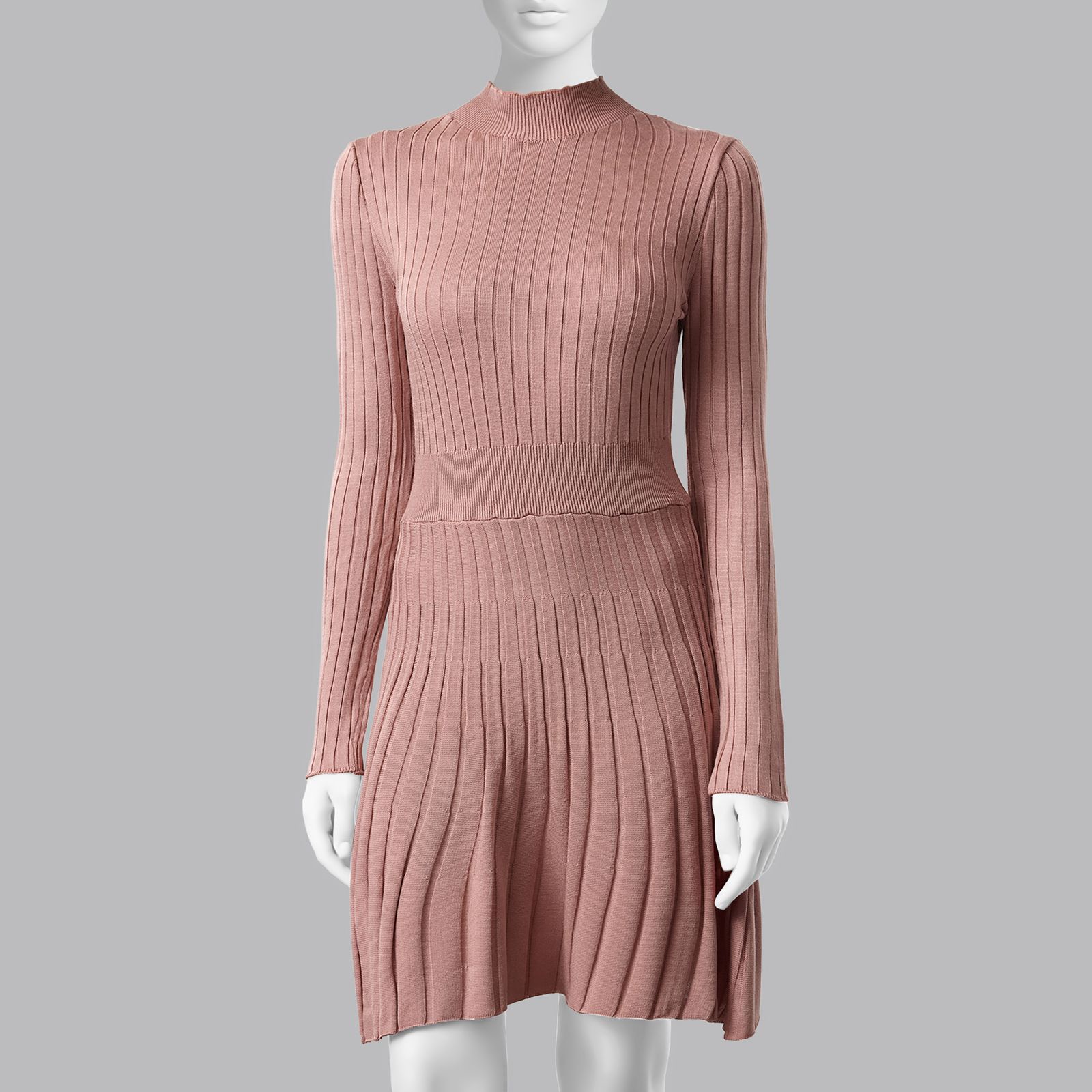 پیراهن بافت یقه ایستاده زنانه ترندیول مدل 814857595 - - 2